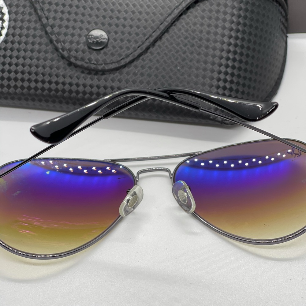 BNIB Rayban Gun/ Gray Gradient Len Rb3025 SZ:62 - Picture 5 of 8